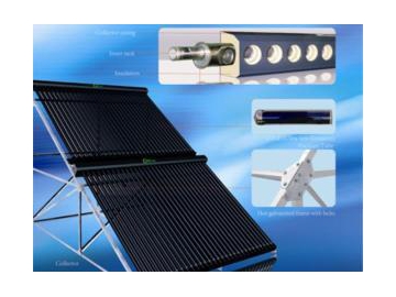 Capteur solaire à tubes (Vertical)