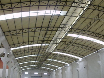 Plaque de toiture transparente UPVC