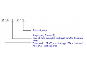 Pompe entièrement intégrée à fréquence variable intelligente BW(J)E BL(T)E