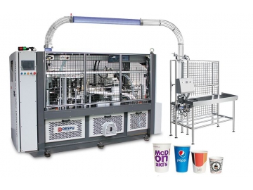 Machine de fabrication des gobelets en carton, DESPU-C160S