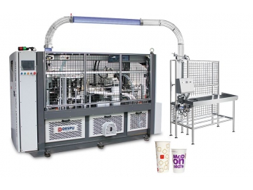 Machine de fabrication des gobelets en carton, DESPU-C120