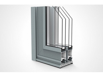 Porte coulissante guillotine en aluminium / Porte coulissante aluminium, GDM105