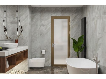 Porte de salle de bain en aluminium, GDM58