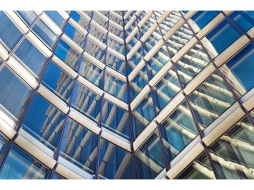 Façade à vitrage structurel en aluminium / Façade structurelle vitrée / Façade en verre structurel