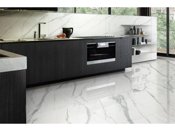 Carrelage imitation marbre - Statuario Venato  (Carrelage pour sol et mur, carrelage pour application intérieure et extérieure)