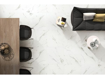 Carrelage imitation marbre - Carrara  (Carrelage en porcelaine pour paroi et plancher, Carrelage d’intérieur, Carrelage d’extérieur)