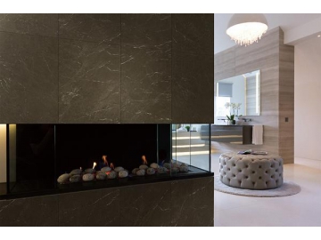 Carrelage imitation marbre - Olive Brun  (Carrelage en céramique pour mur, carrelage pour sol, carrelage de cuisine, Carrelage en céramique d’intérieur, Carrelage d’extérieur)