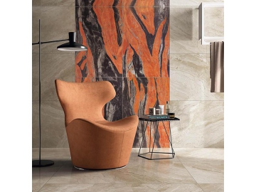 Carrelage imitation marbre - Papillon rouge  (Carrelage en céramique pour paroi, Carrelage en céramique pour sol, Carrelage d’intérieur, Carrelage d’extérieur)