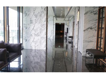 Carrelage imitation marbre à Bankok Marriott Marquis
