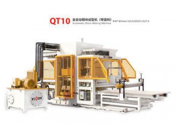 Machine de fabrication de blocs automatique QT10