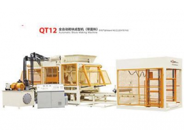 Machine de fabrication de blocs automatique QT12