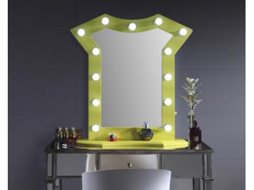 Miroir de maquillage avec lumière LED