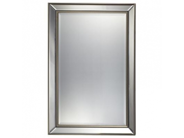 Miroir rectangulaire en verre cadre en polystyrène