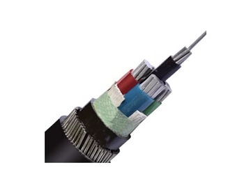 Câble NA2XRY 0.6/1 kV (AL/XLPE/SWA/PVC)