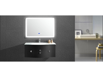 Meuble de salle de bain avec miroir lumineux LED IL1905B