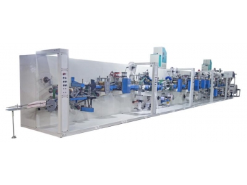 Machine pour la fabrication de produits hygiéniques jetables