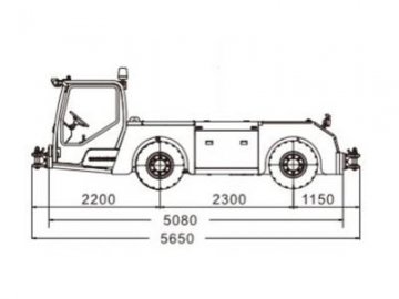 Chariot tracteur 200t