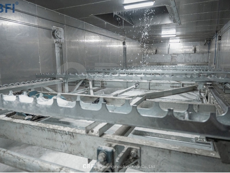 Machine à glace en flocons de 120 tonnes dans la province de Shandong
