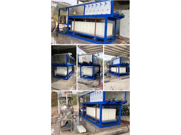 Machine à blocs de glace à refroidissement direct de 5 tonnes pour un client de Guizhou en 2021