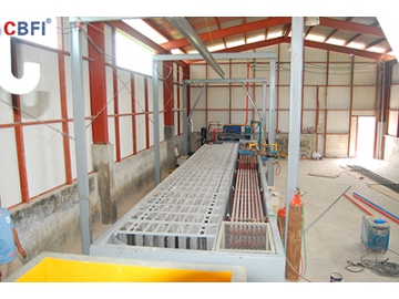 Usine de fabrication de blocs de glace de 12 tonnes de CBFI aux Philippines
