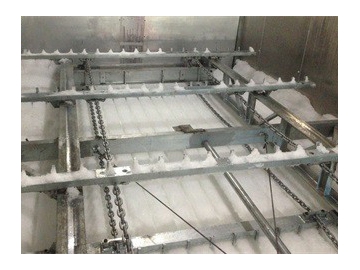 Mozambique--Système automatique de stockage de glace Type Ratissage de glace écaille 40T