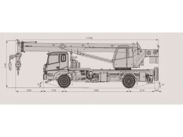 Camion grue / Grue mobile / Grue mobile sur camion, FK-16T