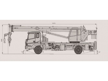 Camion grue / Grue mobile / Grue mobile sur camion, FK-20T