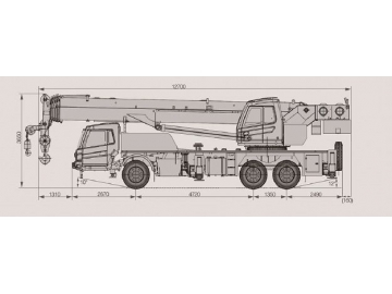 Camion grue / Grue mobile / Grue mobile sur camion, FK-30T