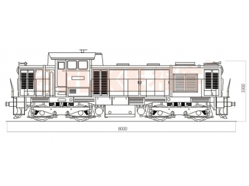 Locomotive de manœuvre / Locomotive, FK7-2000T