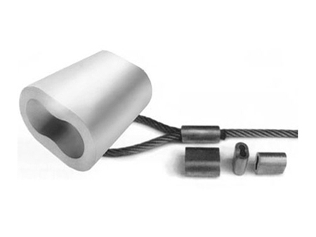 Viroles/manchons pour câble en aluminium JIS, Câble d'acier
