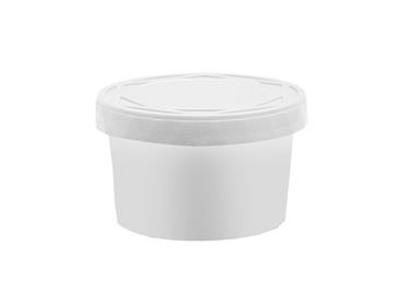 Pot de crème glacée IML 100ml avec cuillère et couvercle, CX132