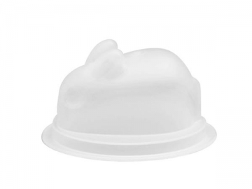 Coupe à dessert plastique IML 50ml, Pot plastique à gelée, forme de lapin, CX137