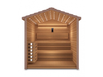 Sauna extérieur traditionnel pour 6 personnes, DX-7661