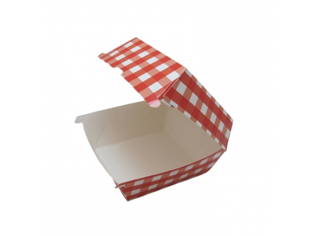 Boîte à hamburger, Boîte en papier kraft personnalisée