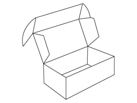 Boîte en carton à couvercle rabattable, Boîte pliante sur mesure