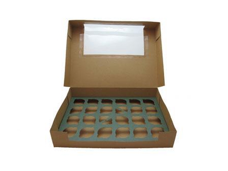 Boîte à cupcakes en carton, Boîte en papier imprimée personnalisée