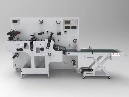 Machine de découpe et de refente rotative automatique / Découpeuse refendeuse rotative automatique, SAHB320/450