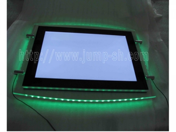 Tableau lumineux LED à cadre coloré