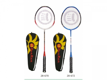 Raquette de badminton en aluminium (Sans joint en T)