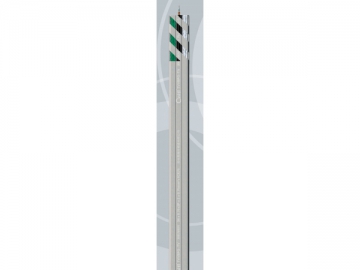 Câble plat pour ascenseurs TVVBPG-TV (Paire blindée, conducteur métallique, coaxial)