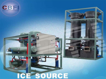 Machine de glace en tubes 20 tonnes/jour
