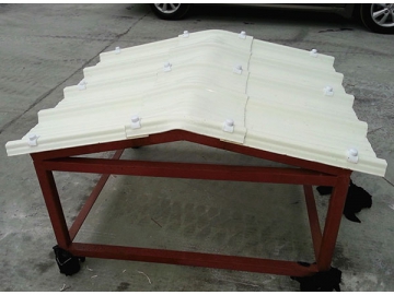 Tôle de toiture   <small>(Couverture en tôle ASA/PVC)</small>