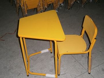 Table trapézoïdale pour enfants