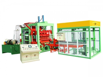 Machine de fabrication de parpaing QT10-15