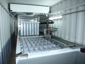 Machine à glace en blocs conteneurisée