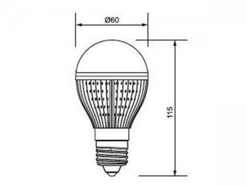 Ampoule à LED 7W
