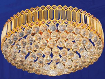 Plafonnier LED à cristaux - globe