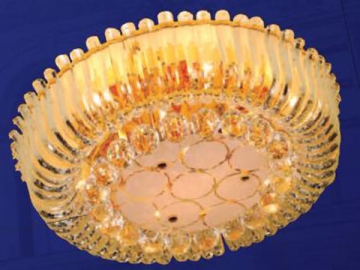 Plafonnier LED à cristaux - globe