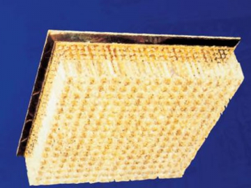 Plafonnier LED à cristaux - carré