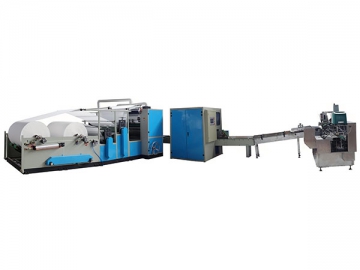 Ligne de production automatique de mouchoirs en papier CIL-FT-A-D